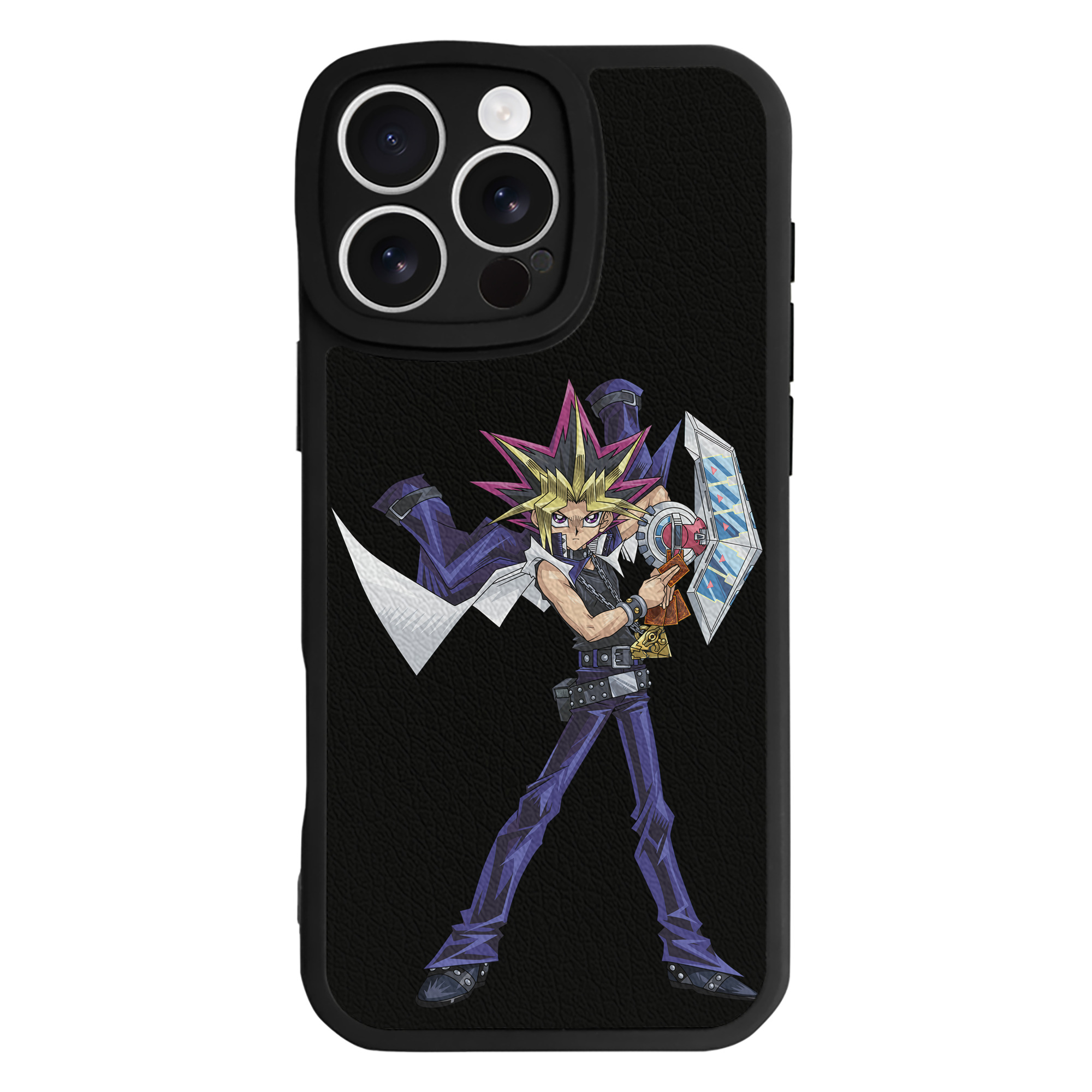遊☆戯☆王 Yu-Gi-Oh! 【iPhone 16シリーズ対応】シリコンスマホケース（レザー調） 材質：シリコン